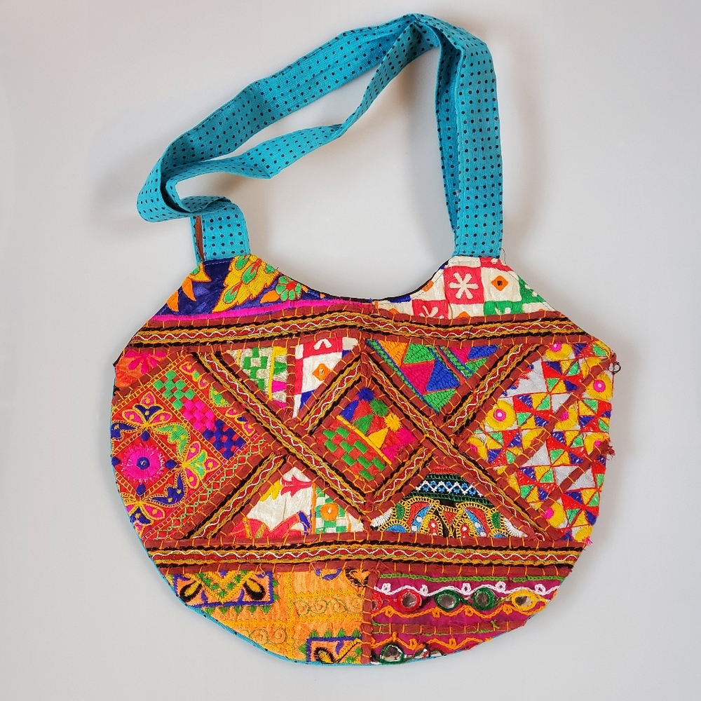 Tribe Azure NWOT Fair Trade Sling Purse